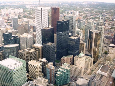 View from CN Tower, Toronto 